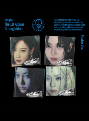 aespa The 1st Album [Armageddon] (Poster Ver.) SET
